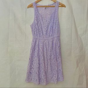 H&M “Divided” Lavender Lace Dress Size 12 NWOT